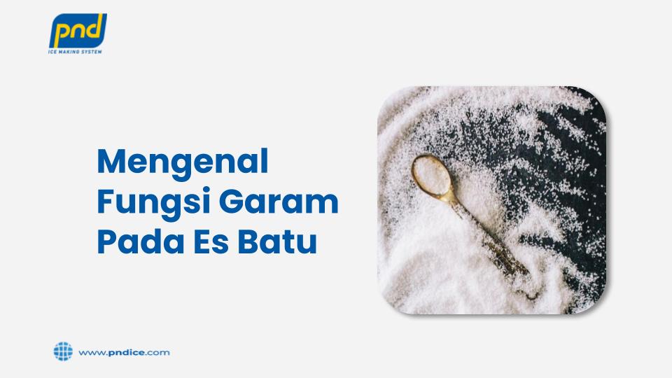 fungsi garam pada es batu