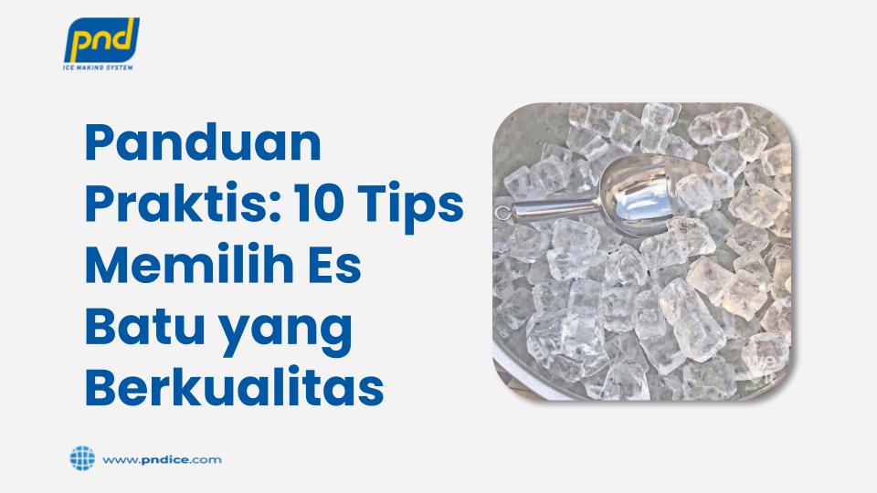 tips memilih es batu