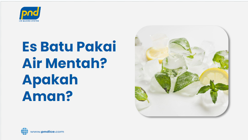 es batu pakai air mentah