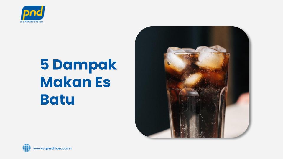 Dampak Makan Es Batu